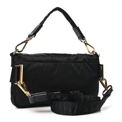 Fendi X PORTER Nylon Regular Belt Baguette Black 3 of 11