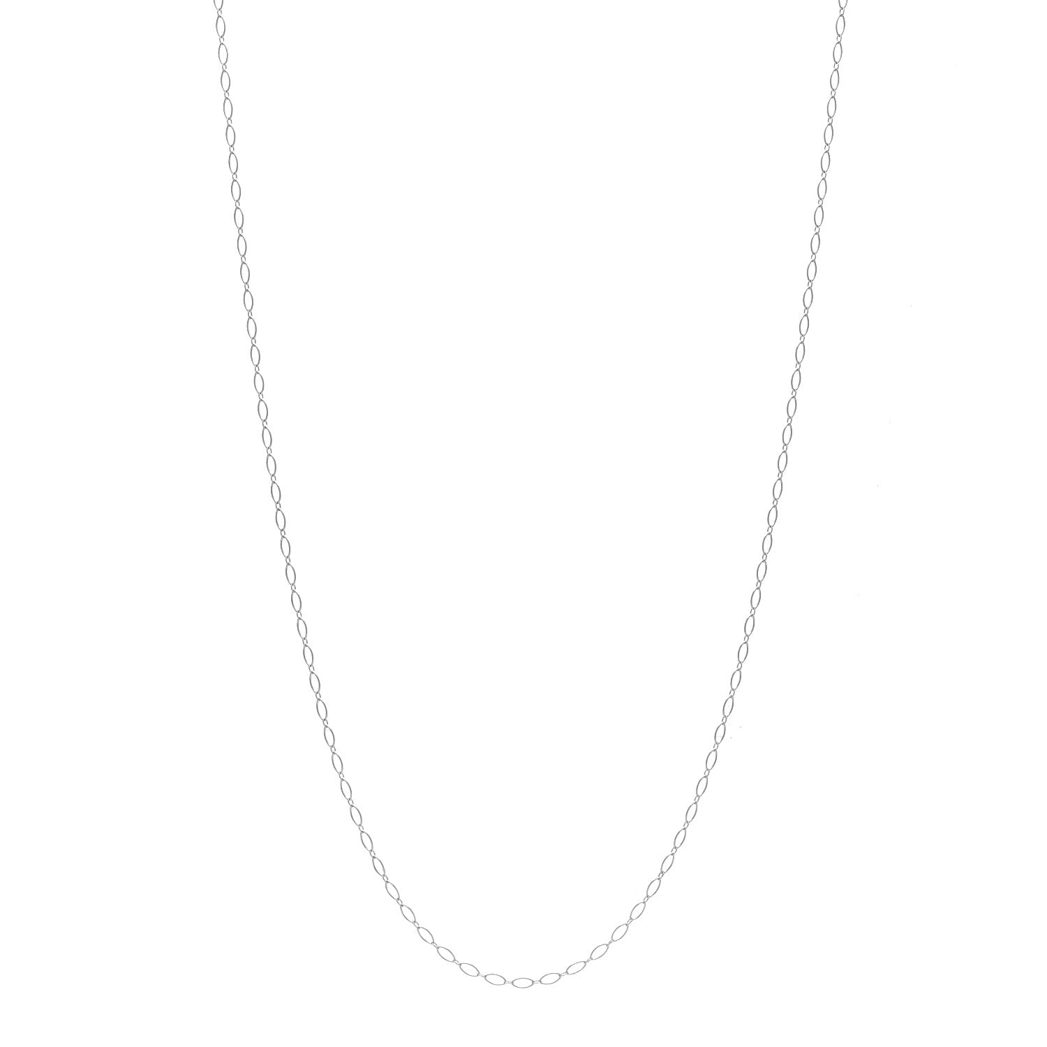 Tiffany Sterling Silver Oval Link Chain Necklace 30" 1 of 3