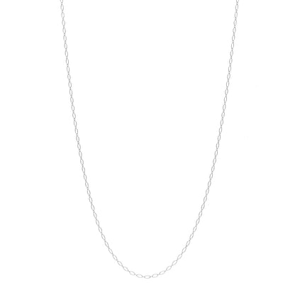 Tiffany Sterling Silver Oval Link Chain Necklace 30" 1 of 3