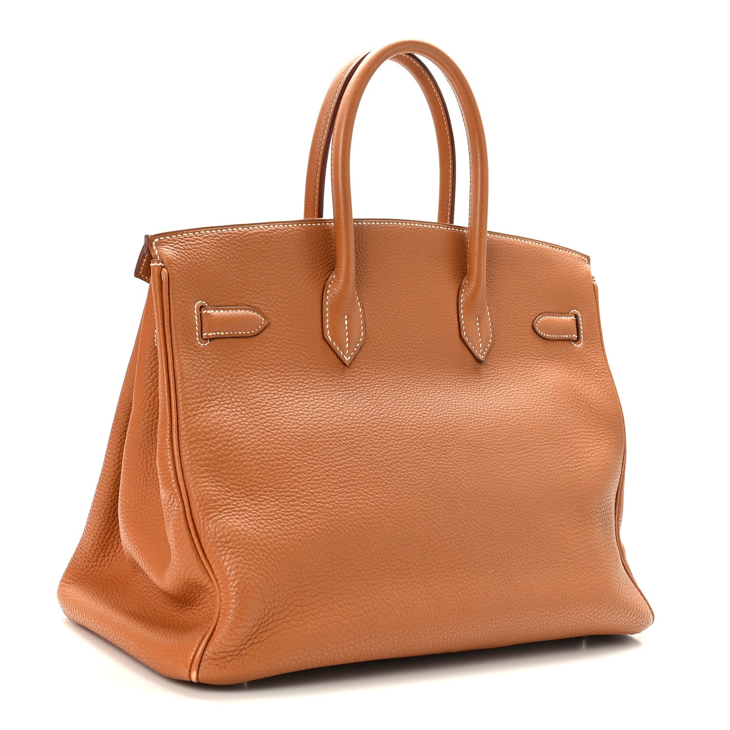 Hermes Taurillon Clemence Birkin 35 Gold 3 of 11