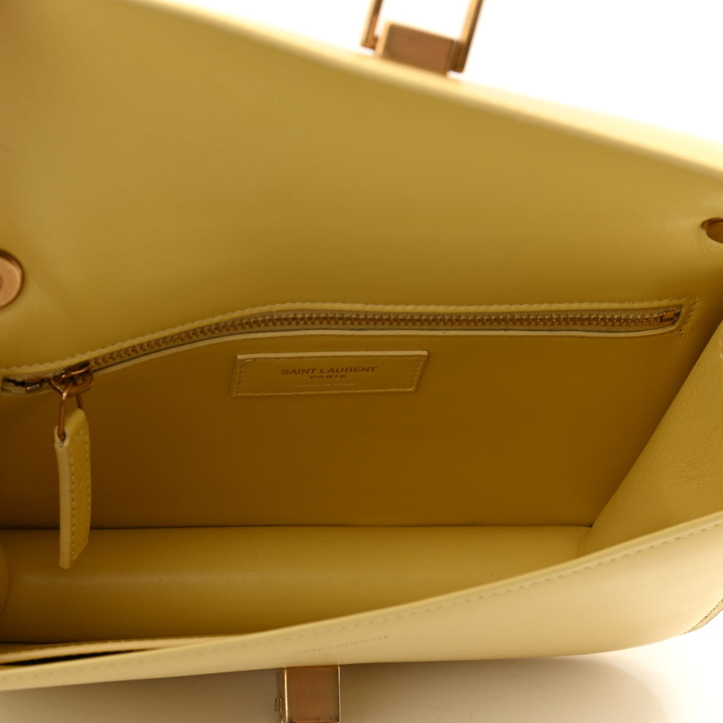 Smooth Calfskin Carre Satchel Paille