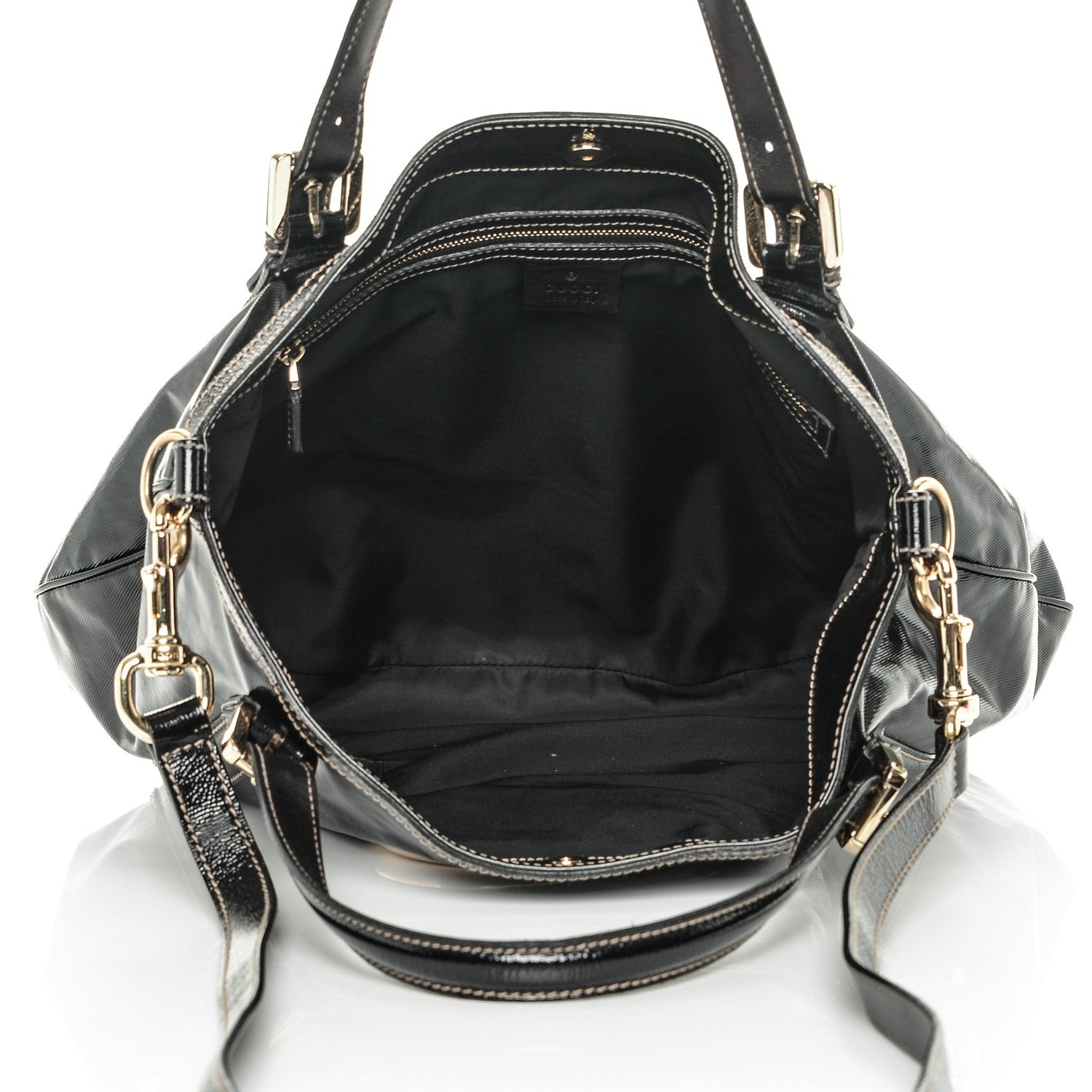 Gucci Dialux Medium Britt Tote Black 5 of 7