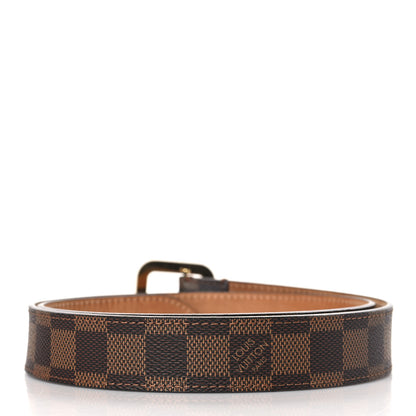 Louis Vuitton Damier Ebene Tresor Belt 85 34 3 of 8