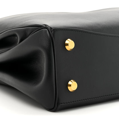 Balenciaga Natural Smooth Calfskin Medium Rodeo Top Handle Handbag Black 9 of 14