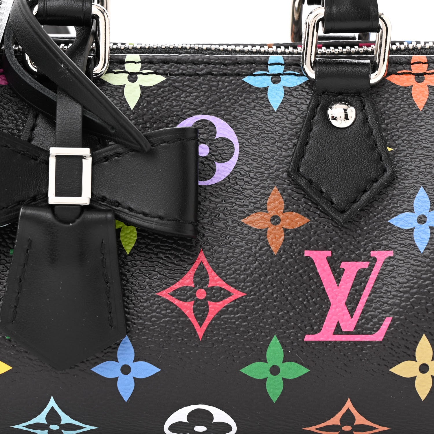 Louis Vuitton LV X TM Monogram Multicolor Nano Speedy Black 7 of 9