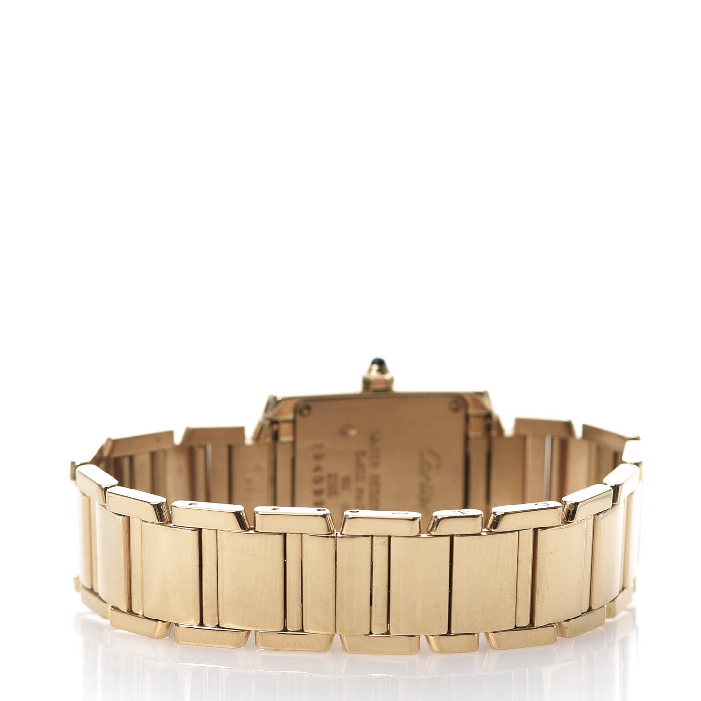 18K Yellow Gold 20mm Tank Francaise Quartz Watch