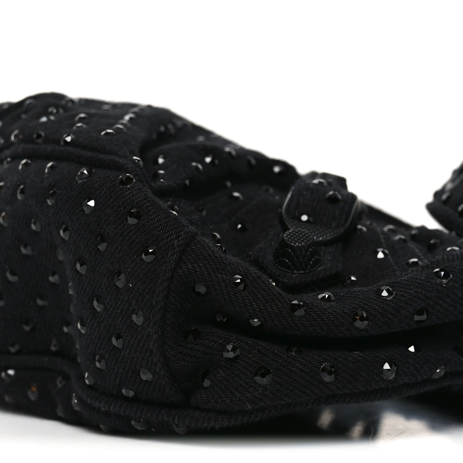 Balenciaga Denim Embellished Le Cagole Shoulder Bag XS Black 10 of 12