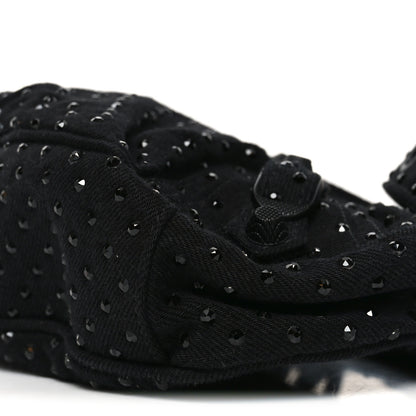 Balenciaga Denim Embellished Le Cagole Shoulder Bag XS Black 10 of 12