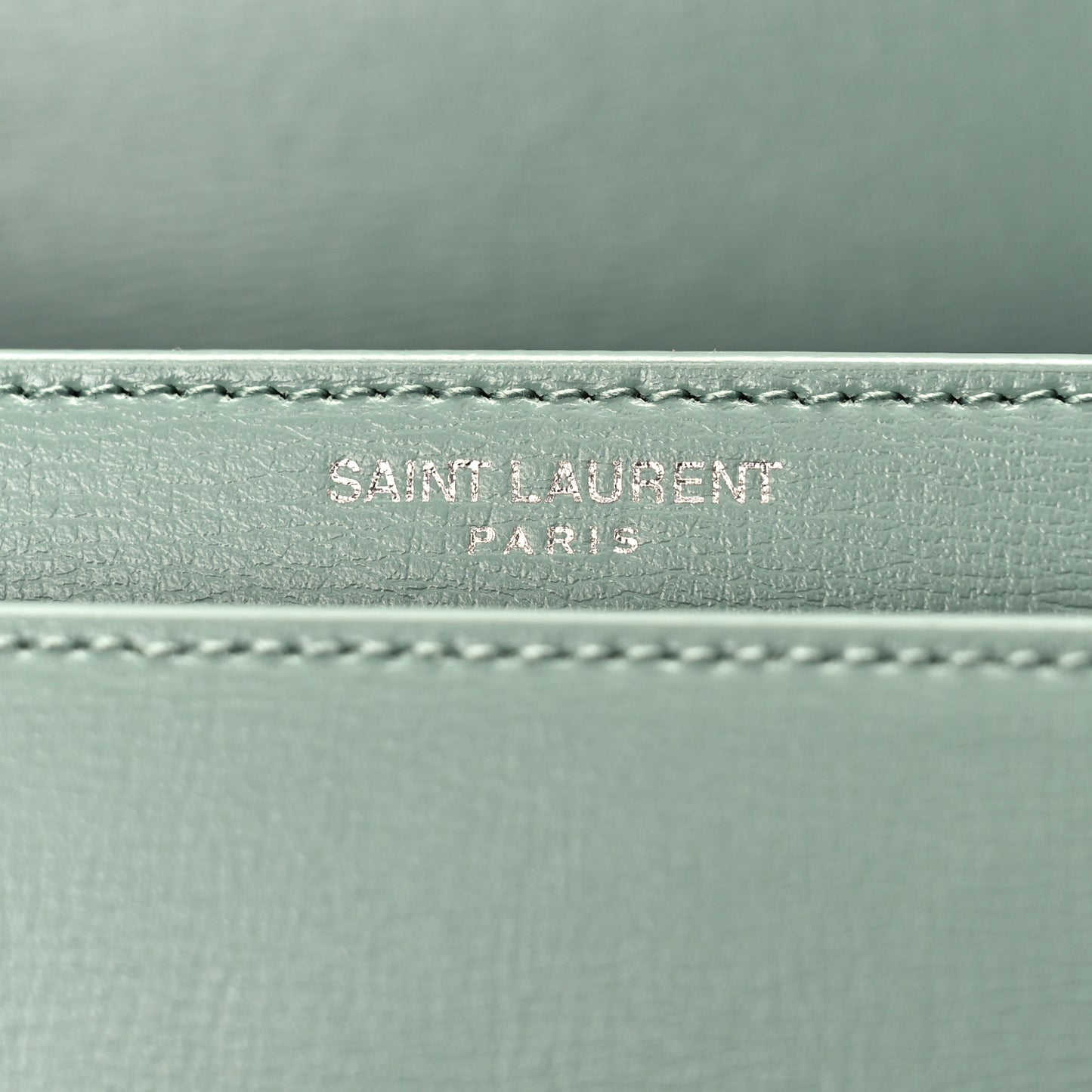 Calfskin Small Monogram Sunset Vert Opaline