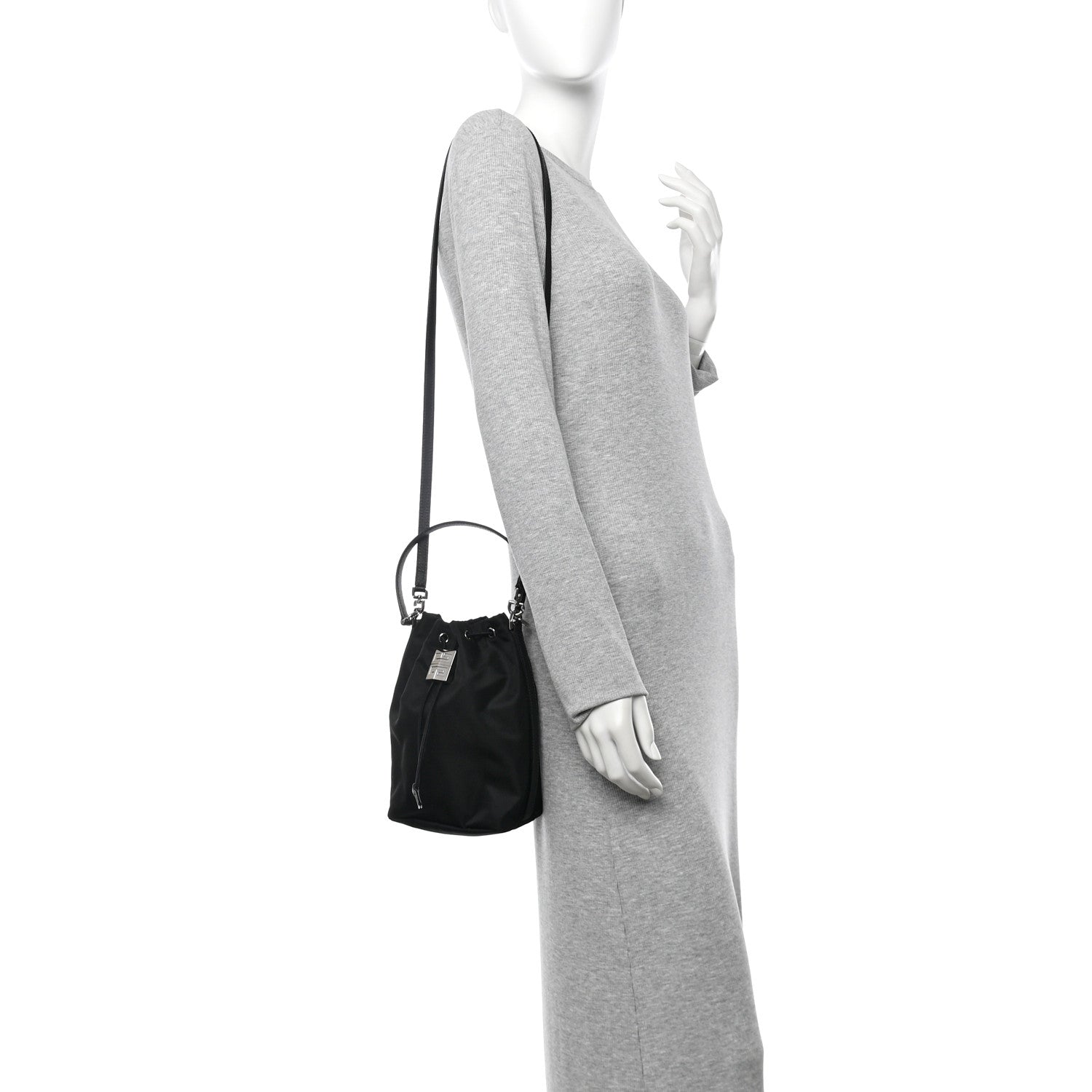 Givenchy Nylon Light 4G Bucket Bag Black 1752991 – FASHIONPHILE