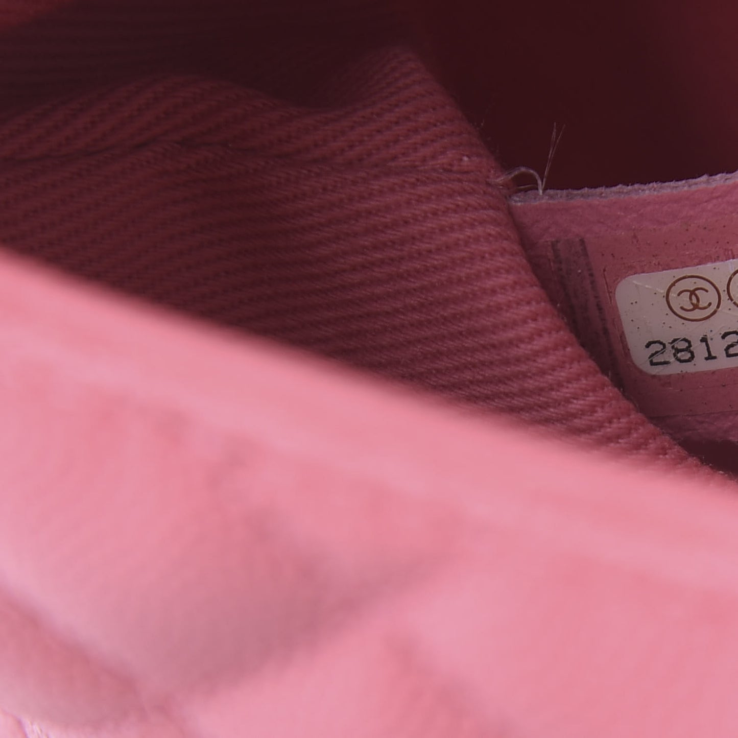 Caviar Lizard Embossed Quilted Mini Coco Handle Flap Pink