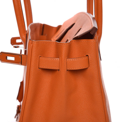 Hermes Epsom Birkin 30 Orange 13 of 25