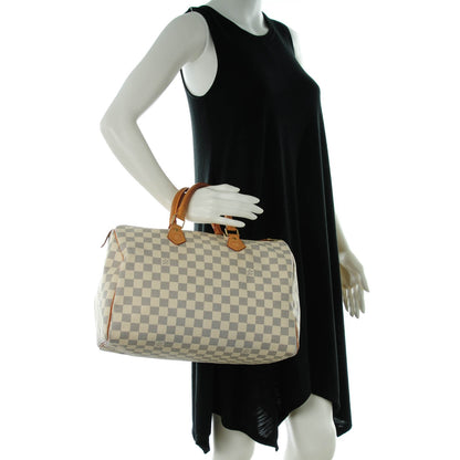 Louis Vuitton Damier Azur Speedy 35 2 of 9