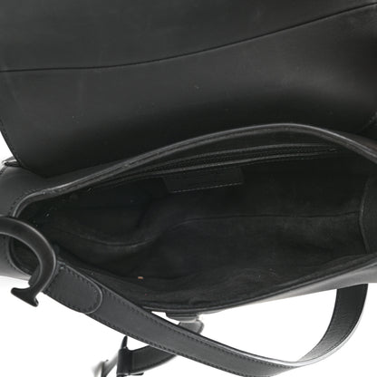 Christian Dior Ultra Matte Calfskin Saddle Bag Black 4 of 11