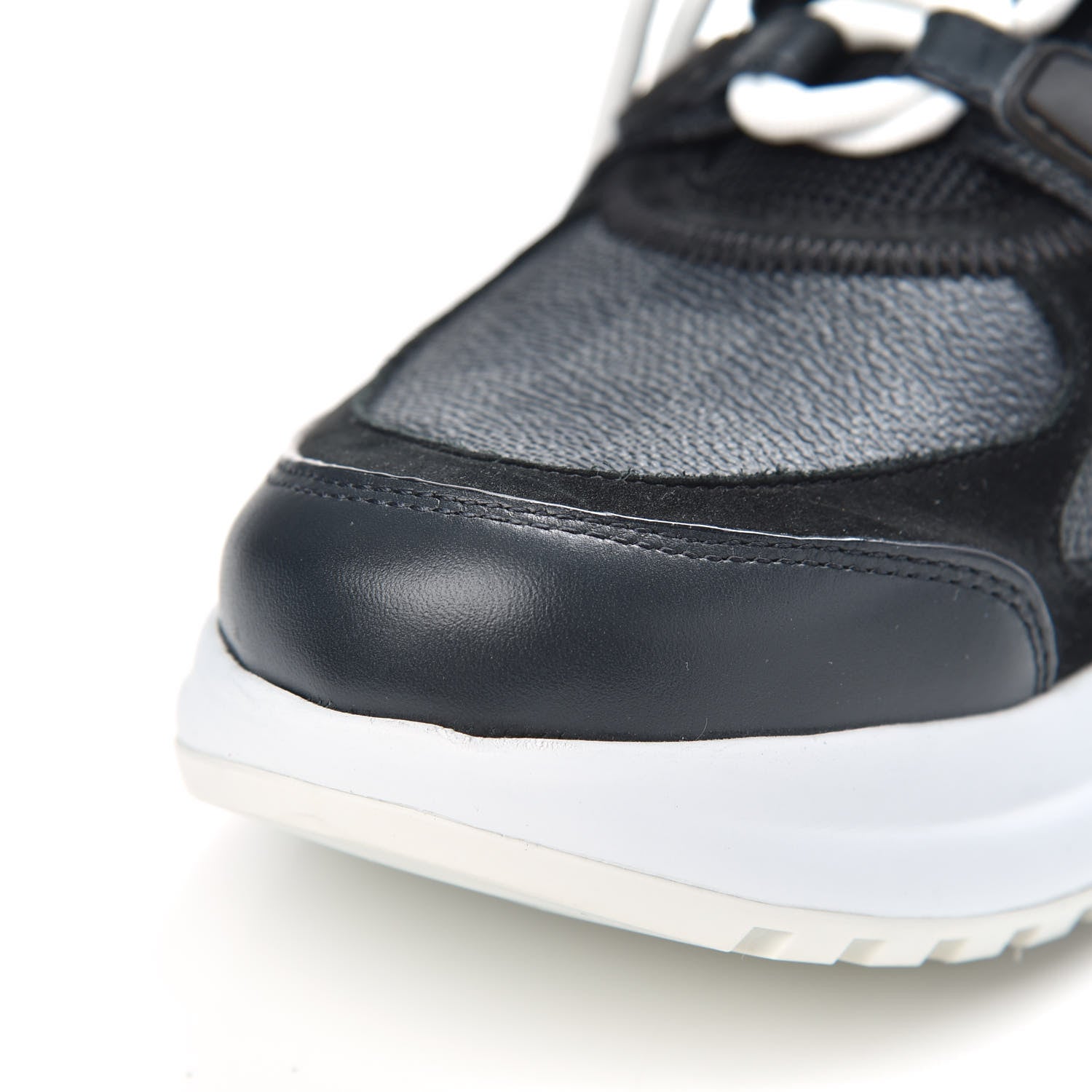 Louis Vuitton Calfskin Technical Nylon Damier Graphite LV Archlight Sneakers 39 Black White 9 of 9