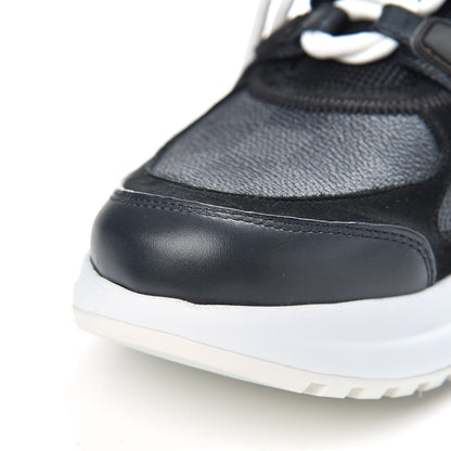 Louis Vuitton Calfskin Technical Nylon Damier Graphite LV Archlight Sneakers 39 Black White 9 of 9