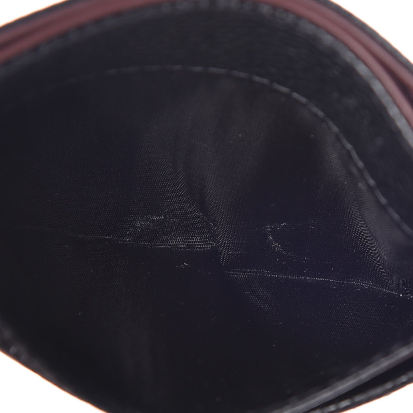 Caviar Quilted Card Holder Black