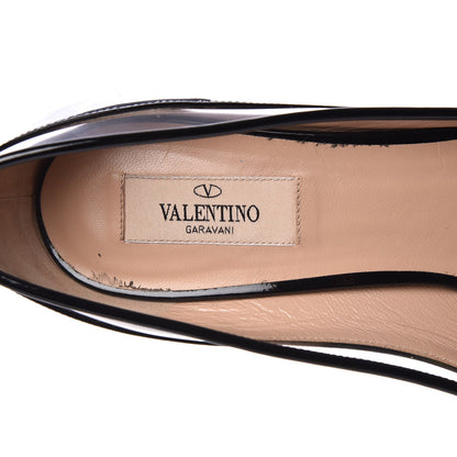 Valentino Garavani Patent PVC Glassglow Pumps 39.5 Black 5 of 10