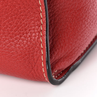 Marc Jacobs Grained Calfskin Grind Shopper Tote Red 15 of 16