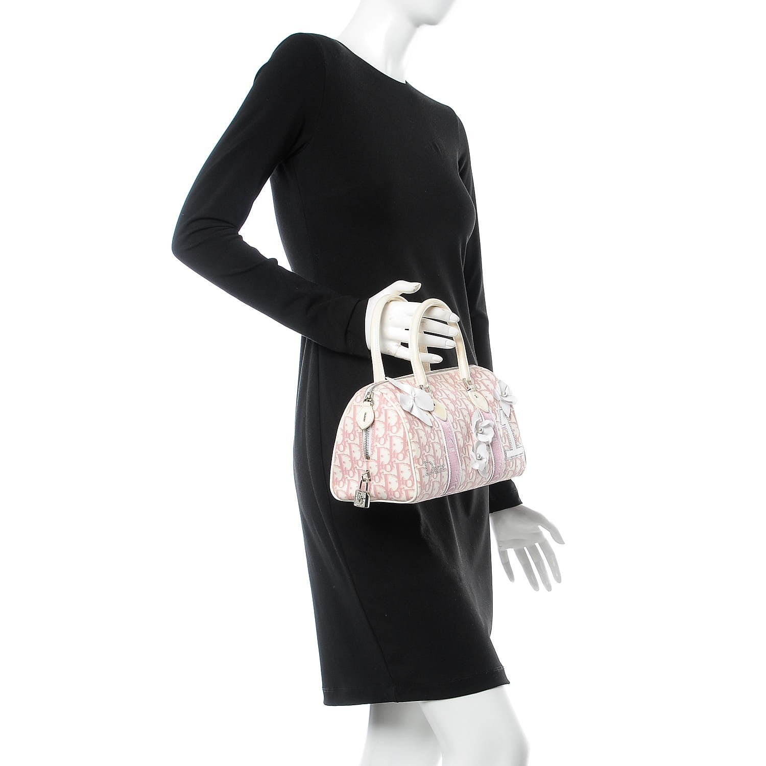 Christian Dior Monogram Girly Boston Pink 2 of 8