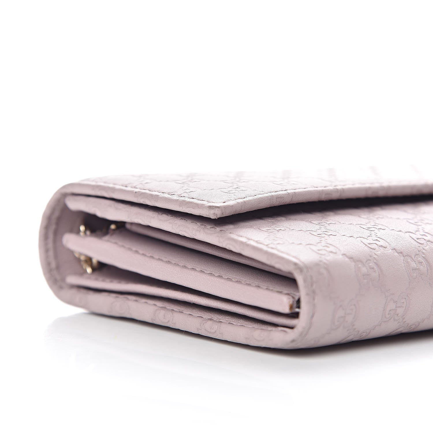 Gucci Soft Microguccissima Dice Chain Wallet Mauve 8 of 11