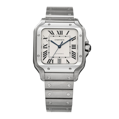 Cartier Stainless Steel 39.8mm Santos De Cartier Automatic Watch 1 of 4