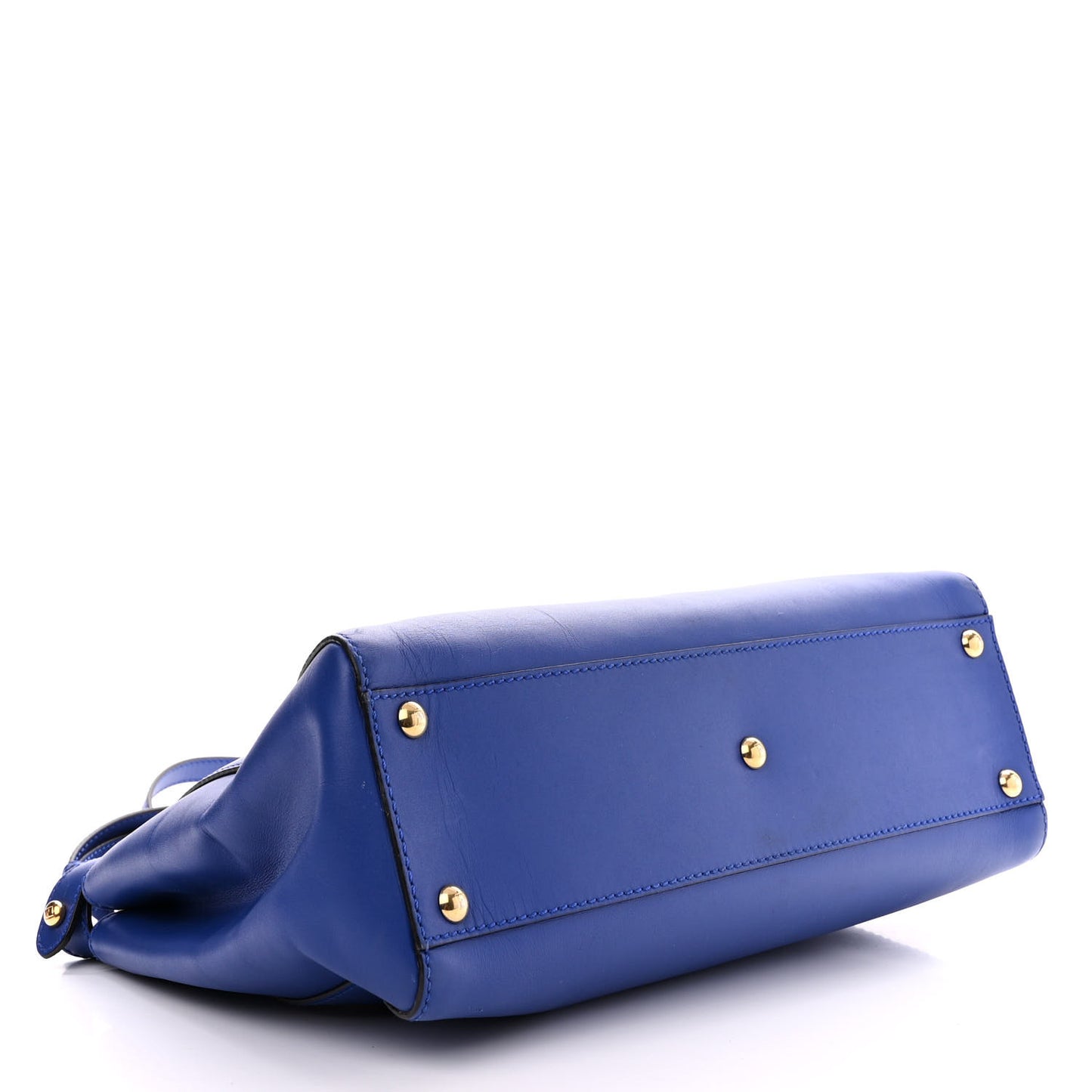Vitello Morgan Fabric Jacquard Pequin Medium Peekaboo Iconic Satchel Blue Neon Tobacco