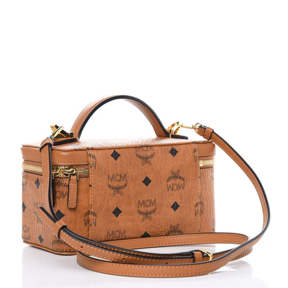 MCM Visetos Vanity Case Cognac 3 of 8