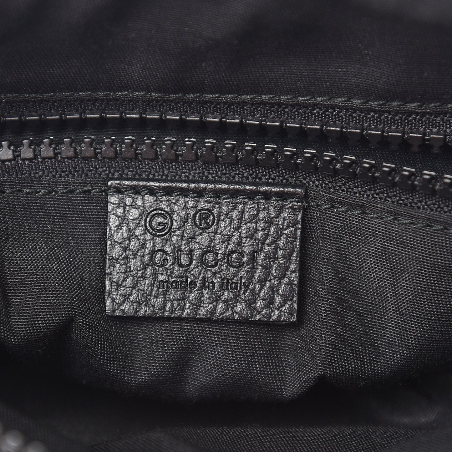 Nylon Monogram Mini Flat Messenger Bag Black