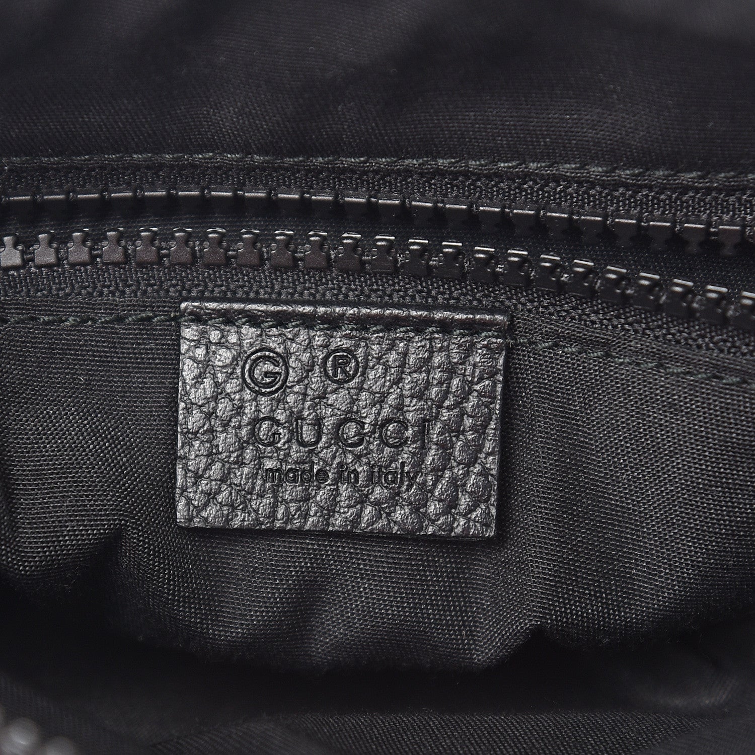 Gucci Nylon Monogram Mini Flat Messenger Bag Black 5 of 9