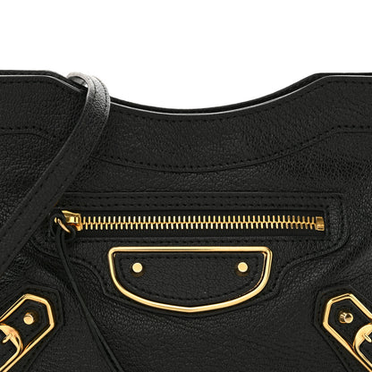 Balenciaga Chevre Gold Metallic Edge Hardware Hip Black 8 of 12