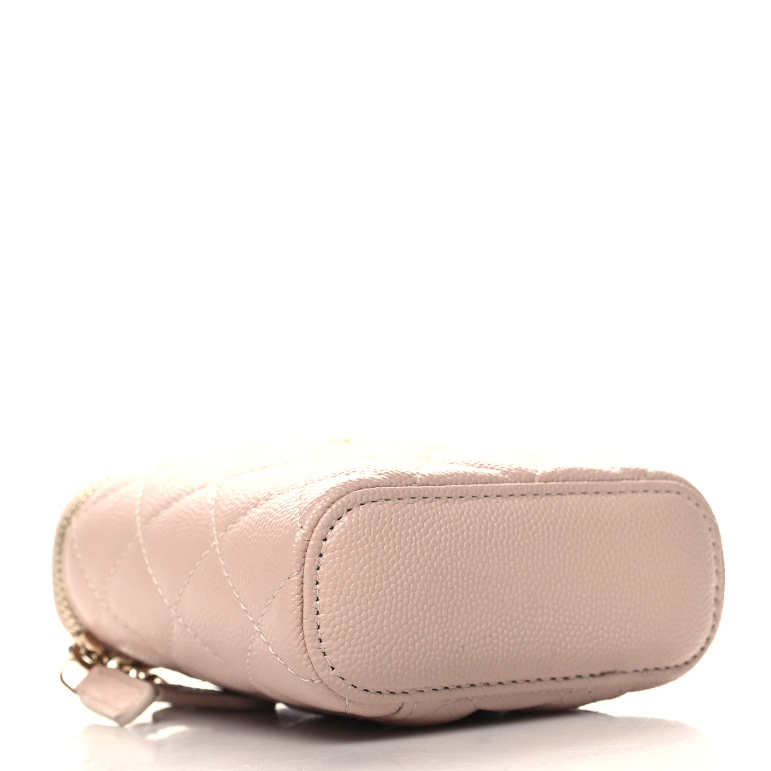 Chanel Caviar Quilted Small Vertical Coco Beauty Vanity Case With Chain Light Pink 4 of 11