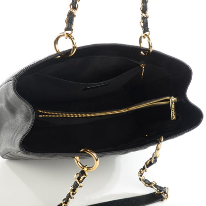 Chanel Caviar Grand Shopping Tote GST Black 5 of 7