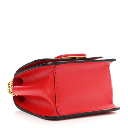Valentino Garavani Smooth Calfskin Micro VSling Shoulder Bag Rouge Pur 4 of 11