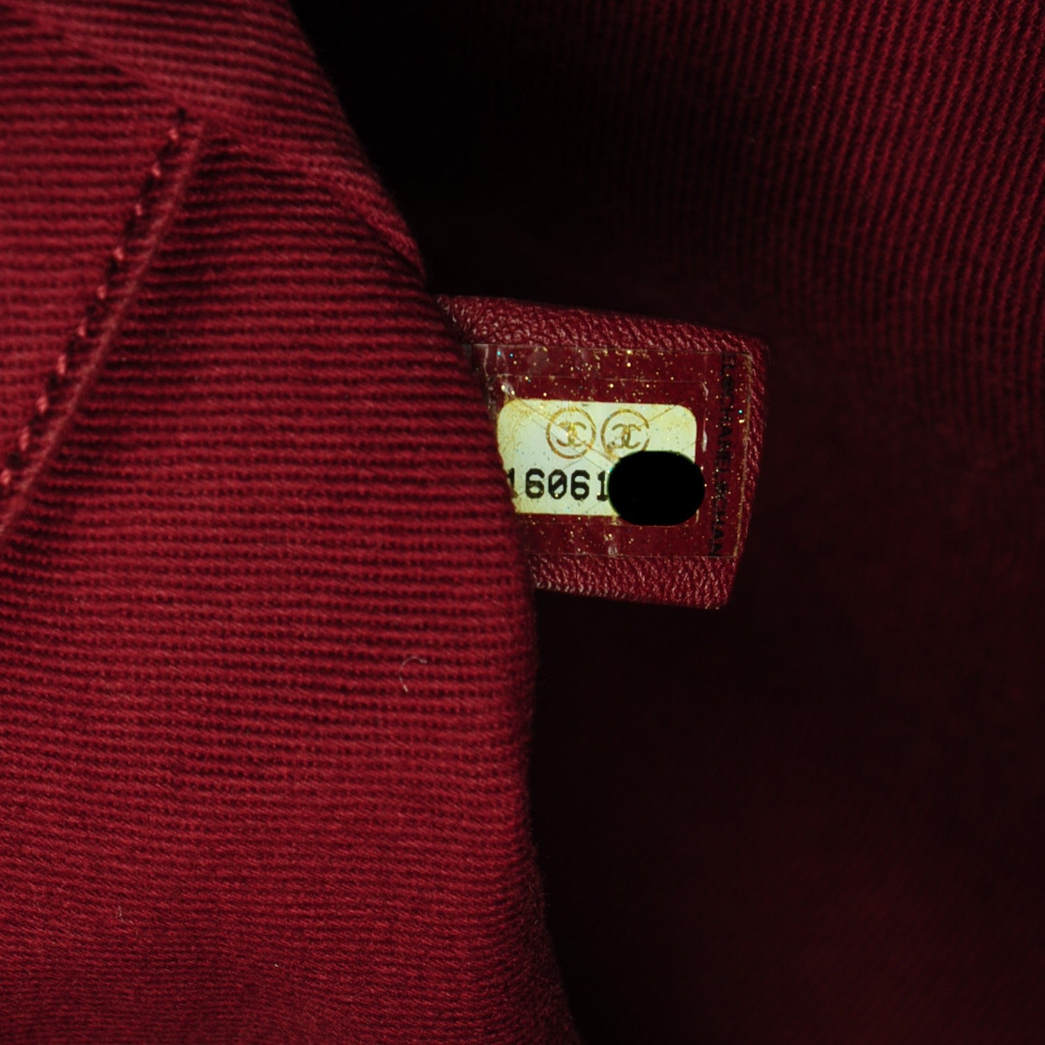 Chanel Canvas Large Deauville Tote Red 7 of 8