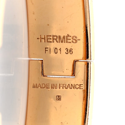 Hermes Enamel Narrow Clic Clac H Bracelet PM Marron Glace 4 of 5