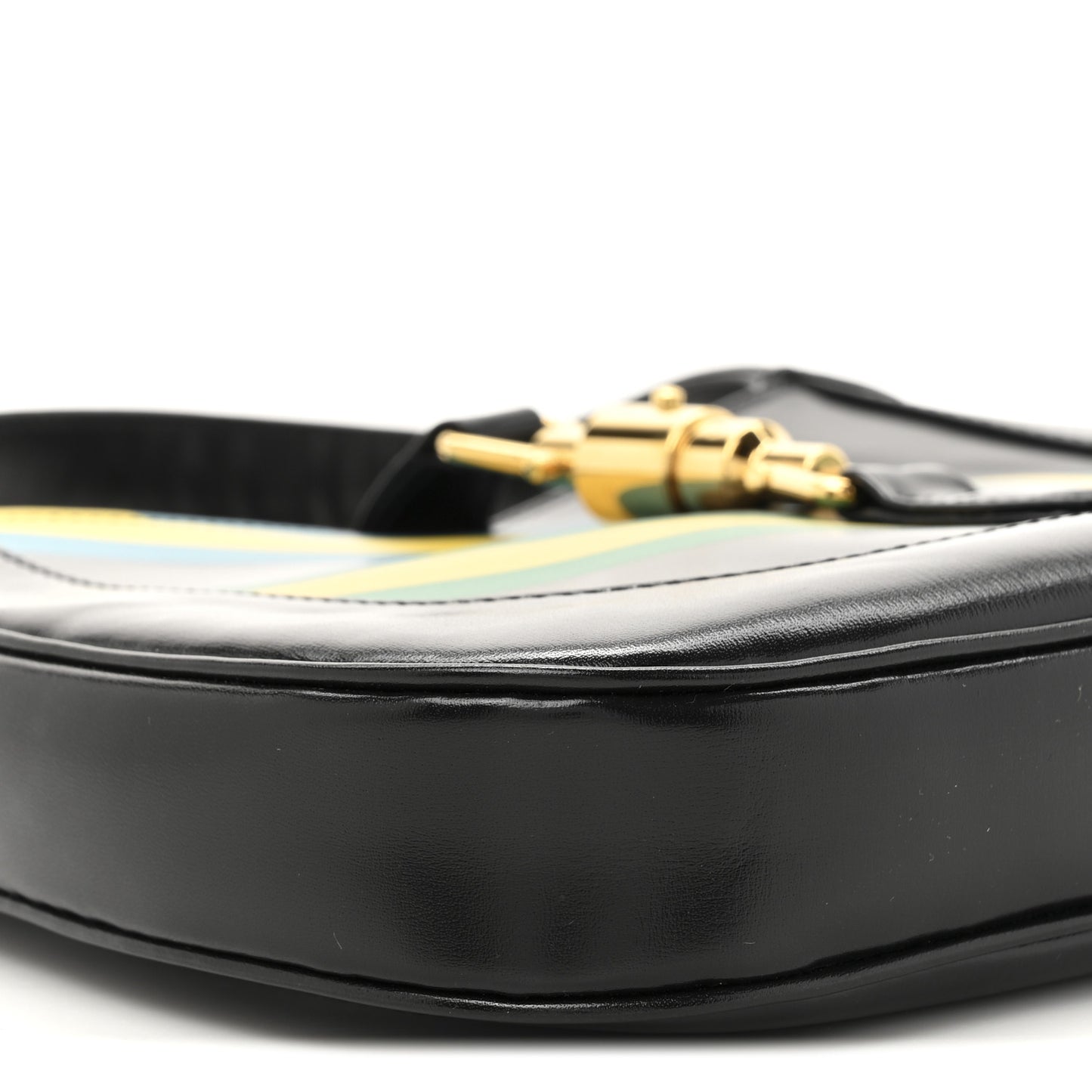 Boarded Dyana Lux Calfskin Centum Small Jackie 1961 Hobo Black Multicolor