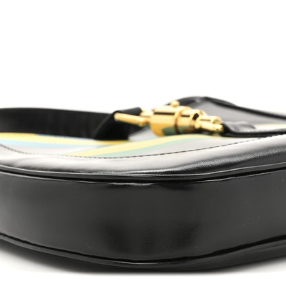 Gucci Boarded Dyana Lux Calfskin Centum Small Jackie 1961 Hobo Black Multicolor 10 of 10
