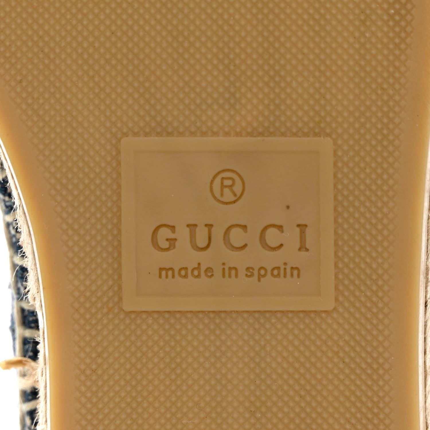Gucci Denim GG Monogram Espadrilles 39 Blue Tea Cuir 8 of 12