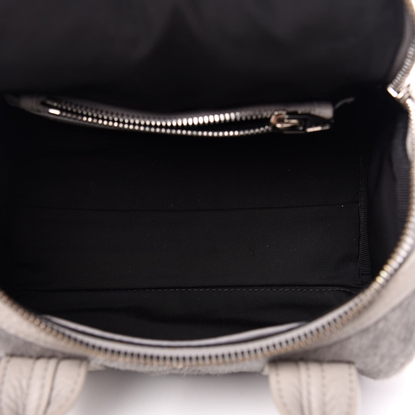 Calf Hair Mini Rockie Pewter Rhodium Hardware