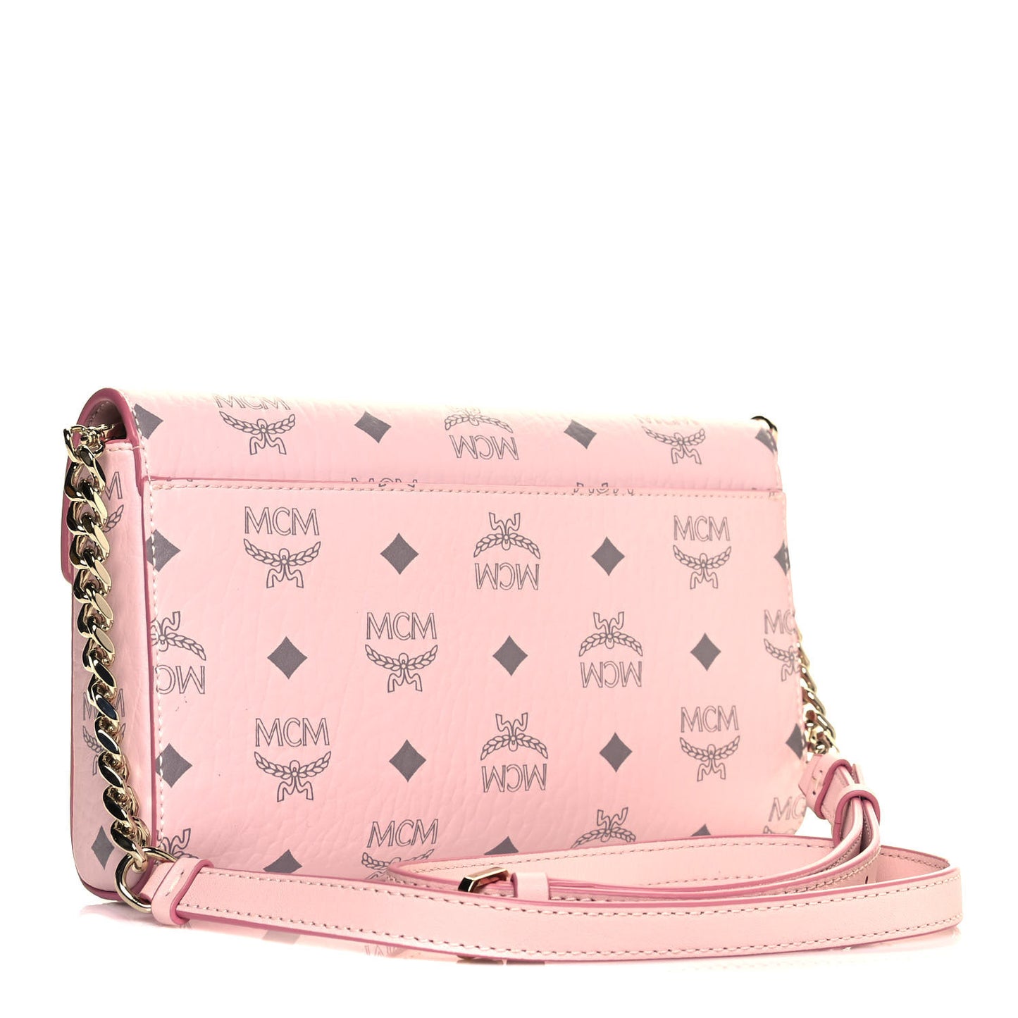 Visetos Monogram Medium Millie Crossbody Bag Soft Pink