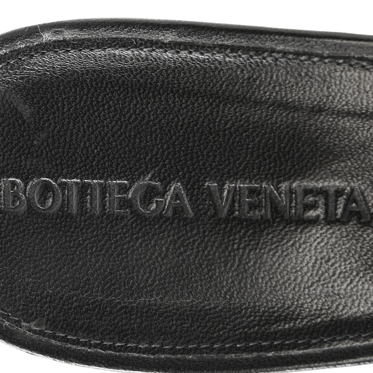 Bottega Veneta Nappa Quilted Rubber Lido Mule Sandals 40 Black 10 of 12