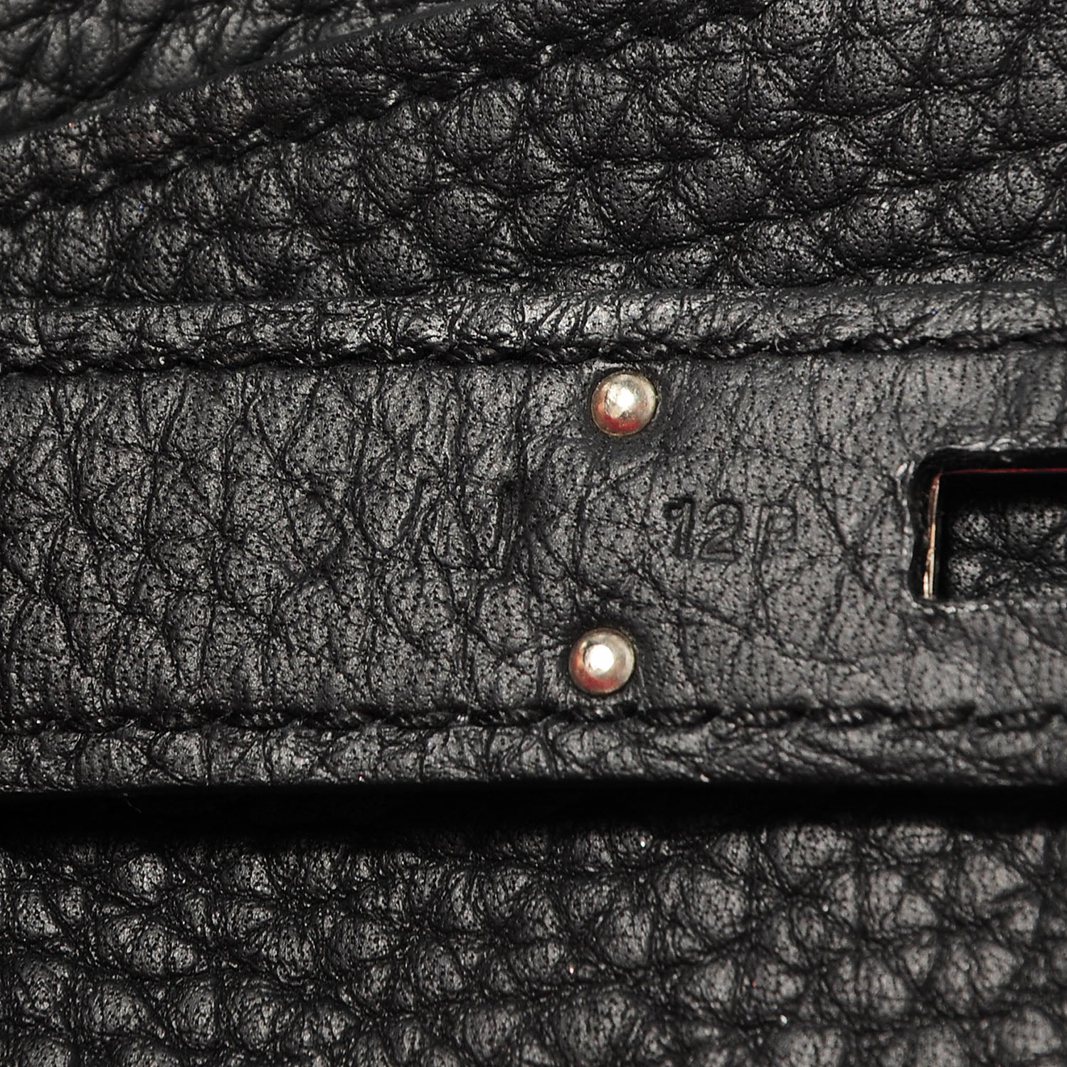Hermes Togo Jypsiere 28 Black 7 of 8