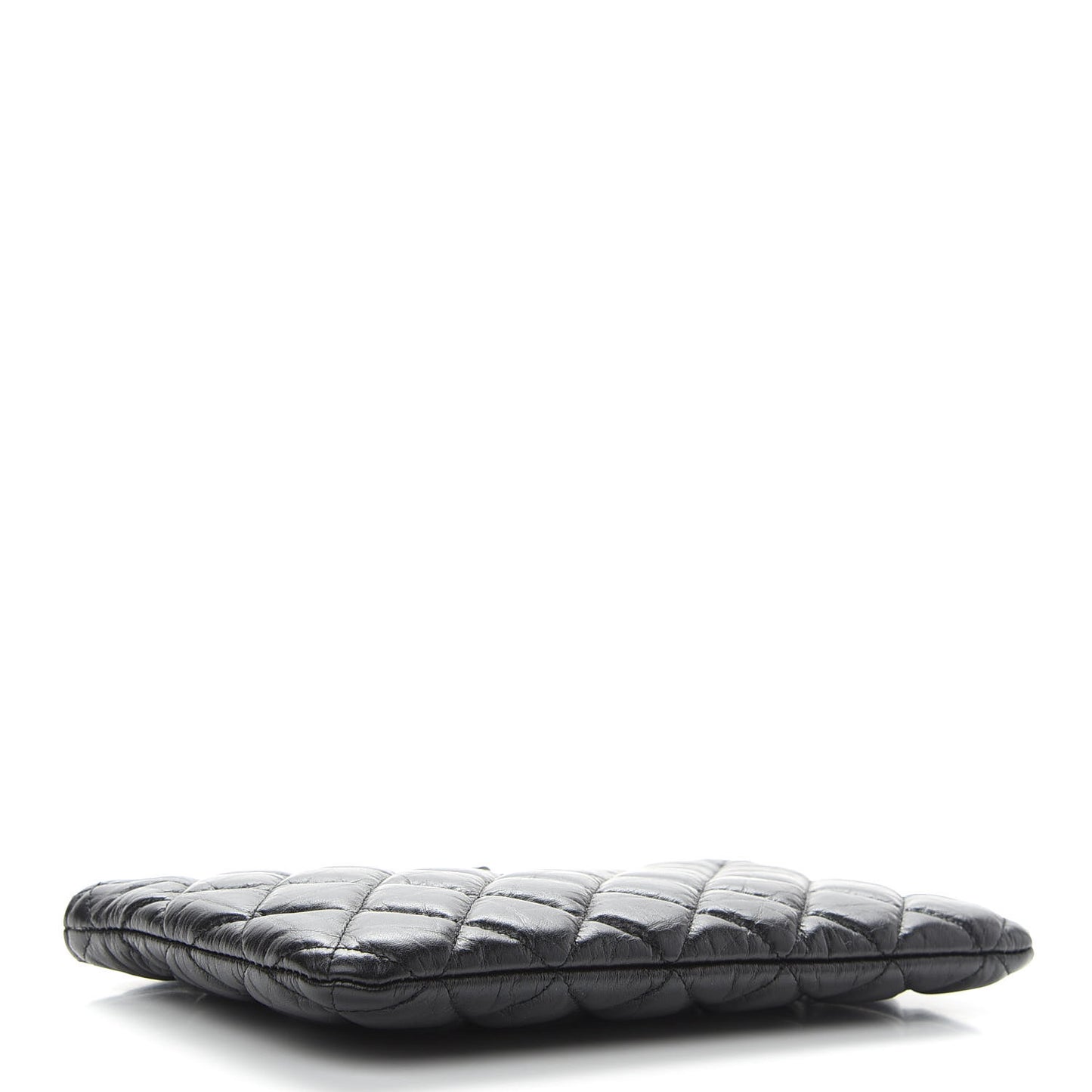 Aged Calfskin Quilted Medium Reissue Cosmetic Case So Black