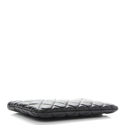 Chanel Aged Calfskin Quilted Medium Reissue Cosmetic Case So Black 4 of 7