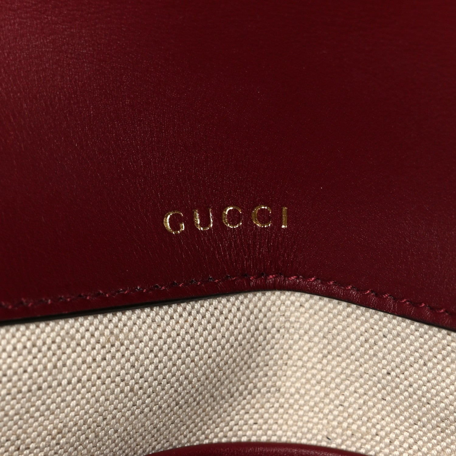Gucci GG Supreme Monogram Horsebit 1955 Soft Small Shoulder Bag Beige Ebony Rosso Ancora 7 of 12