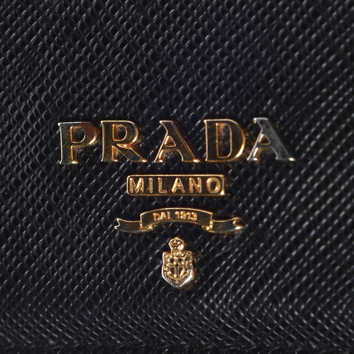 Saffiano Metal Card Case Black