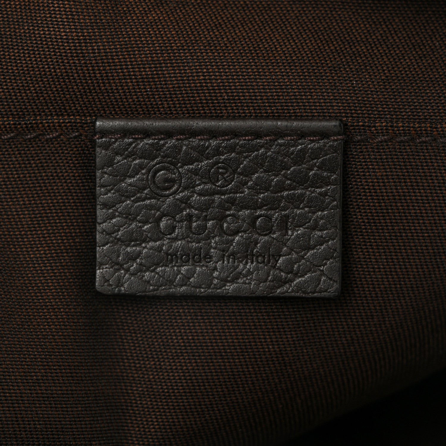 Gucci Monogram Belt Bag Dark Brown 6 of 12
