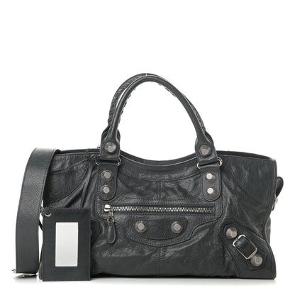 Balenciaga Agneau Giant 21 Silver Hardware Part Time Anthracite 1 of 11