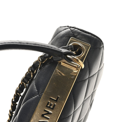 Chanel Lambskin Quilted Small Trendy CC Dual Handle Flap Bag Navy 11 of 11